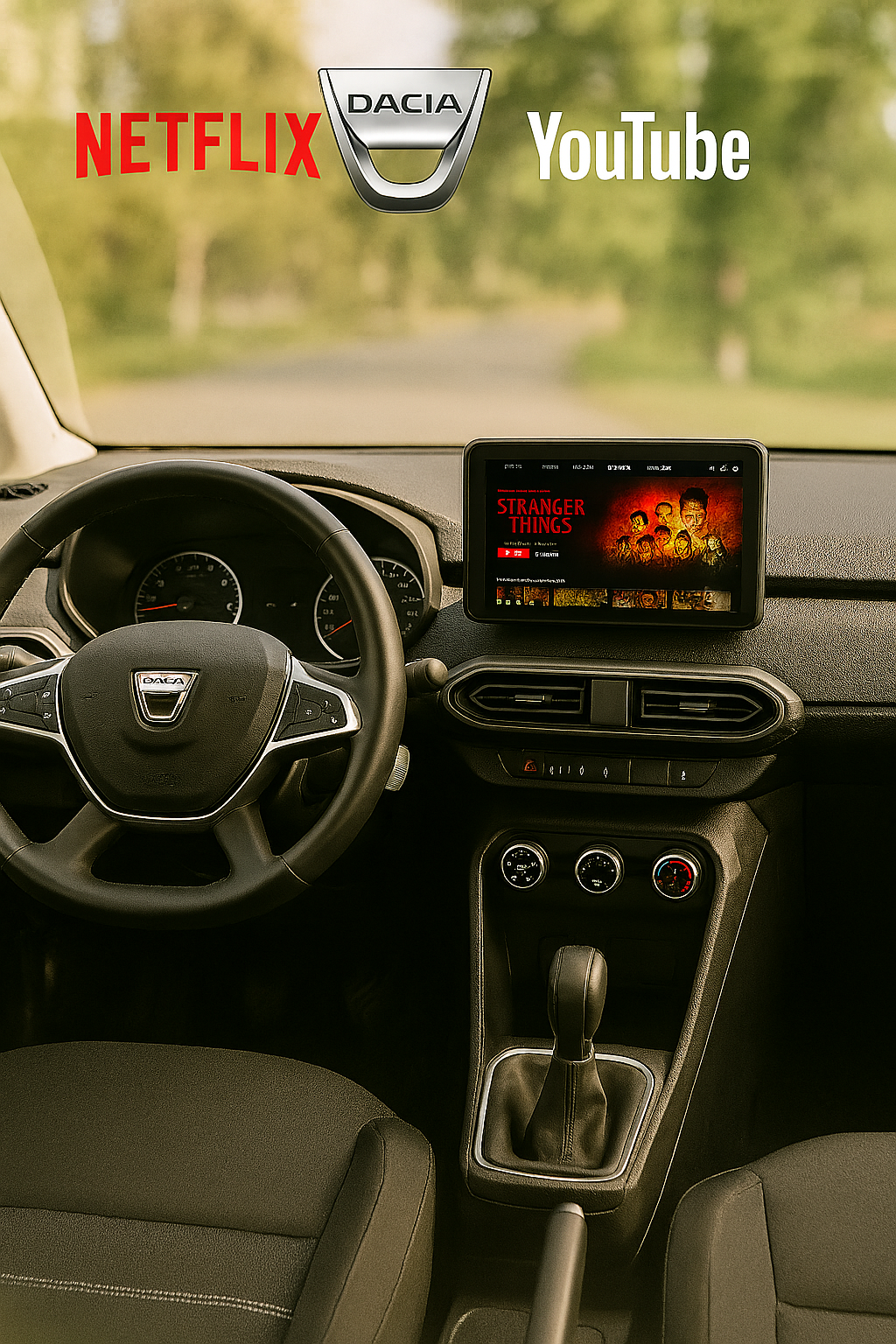 Youtube y Netflix AI-Box para Dacia