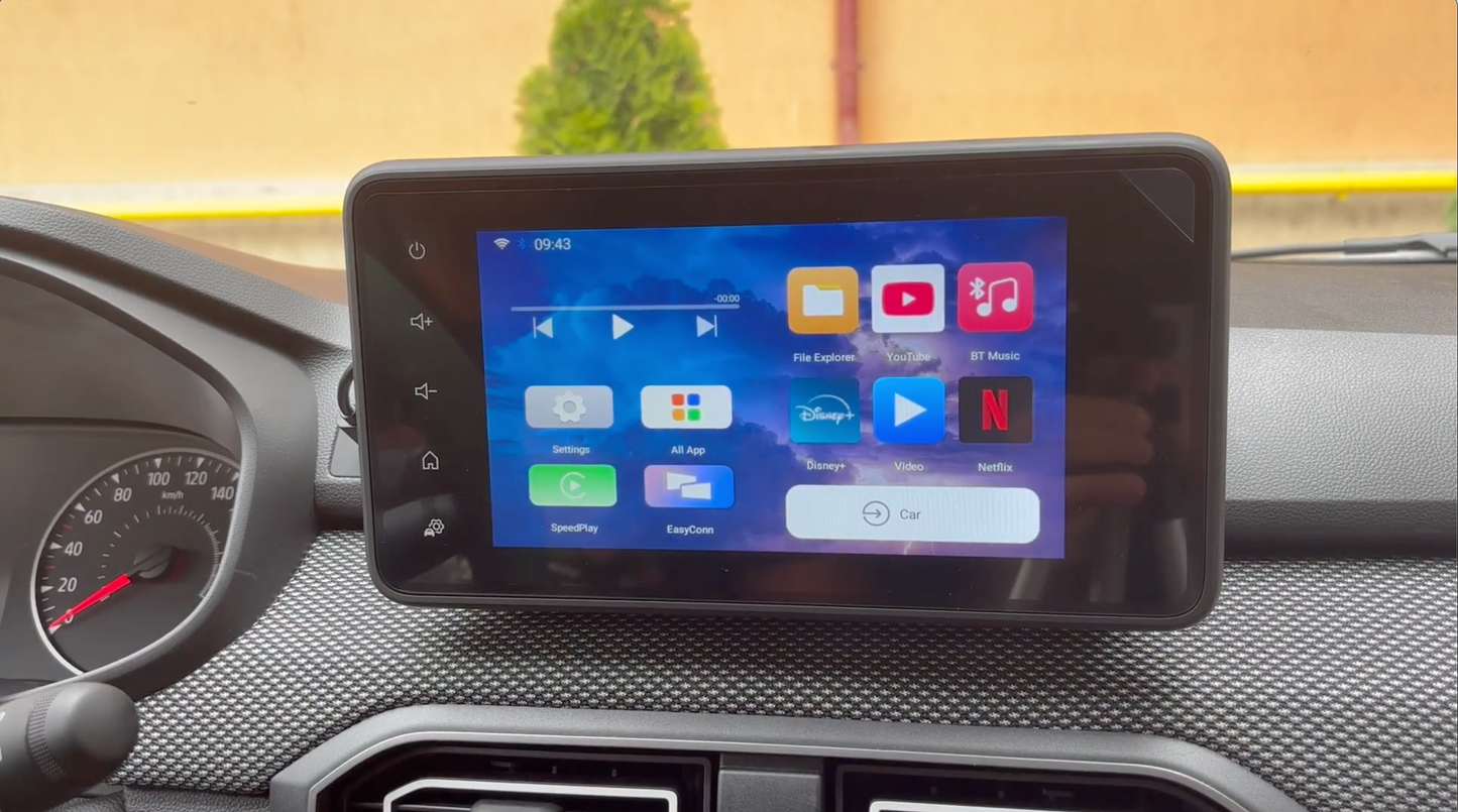YouTube och Netflix AI-box för Dacia