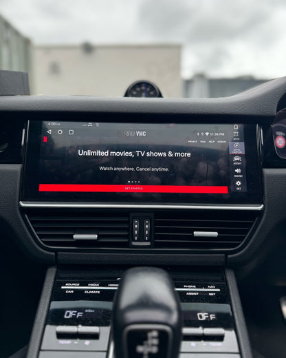 Boîte AI YouTube et Netflix pour Porsche