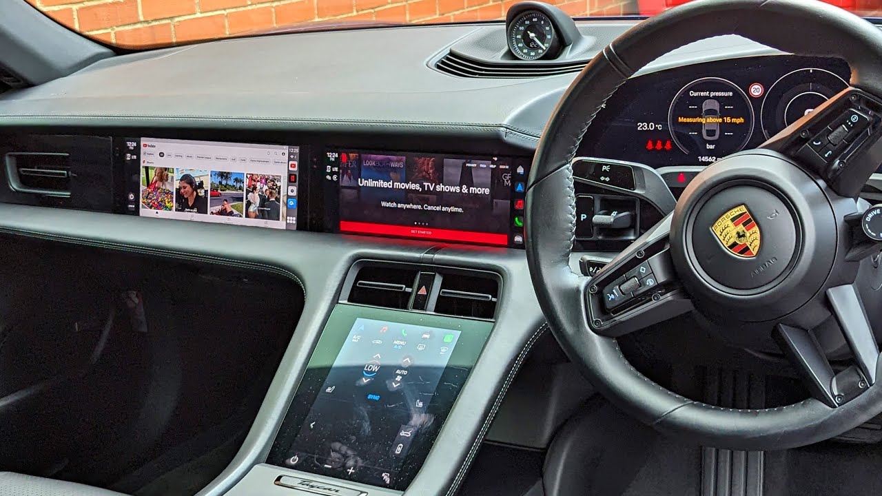 Boîte AI YouTube et Netflix pour Porsche