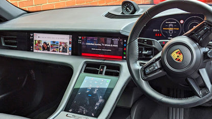 Boîte AI YouTube et Netflix pour Porsche